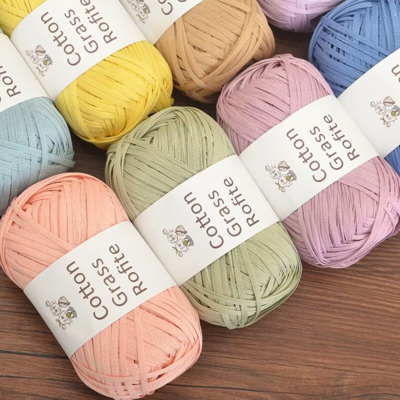Neues mehrfarbiges Raffia-Baum – Crochet Bag Raffia Bewertung und Preis