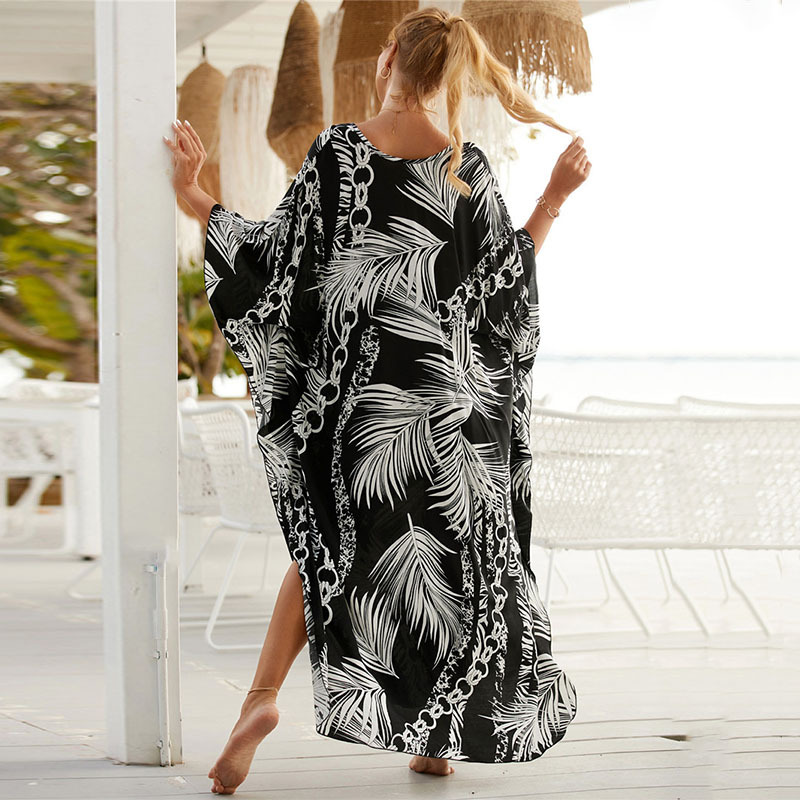 Damen Plus Size Animal Print V – Cover Up Kaftan Bewertung und Preis