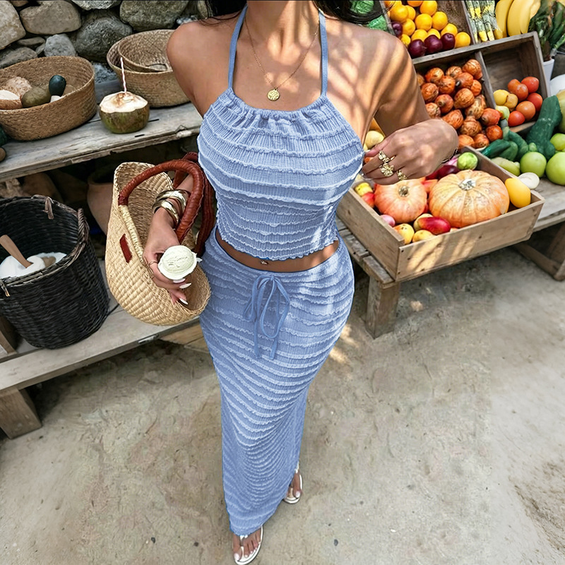 Sexy Elegantes Kleid Zweiteile – Maxi Dress Halter Bewertung und Preis